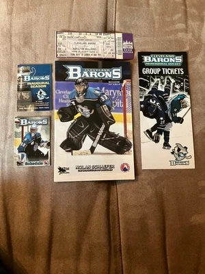 Cleveland Barons AHL Hockey Calder Cup Playoff Program Ticket May 2004 GundArena - Image 1 of 3