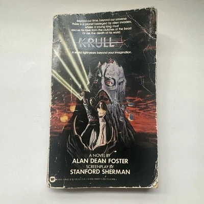 KRULL Vintage Movie Tie-In Book 1983 Warner True First Print/Edition Paperback - Image 1 of 3