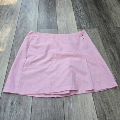 Izod Rosa X-tra Dry Golf Skort Active Pickleball Mujer Falda Con Pantalones Cortos Talla 8 Foto 1 de 4