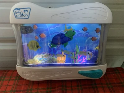 宝贝爱因斯坦大堡礁安抚水族箱音乐灯~无遥控器~L@K — 第 1/4 张图片