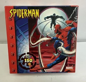 SPIDER-MAN 150 PC Puzzle RoseArt Marvel Moonlight Shine Doc Ock Metallic Used - Picture 1 of 4