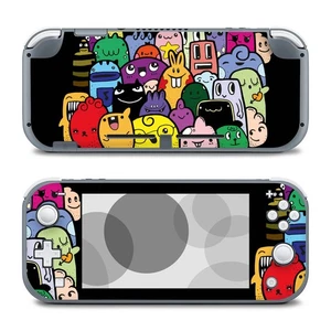 Nintendo Switch Lite Aufkleber Monster Schutzfolie Cover Design R203 - Picture 1 of 6
