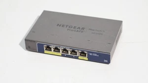 Netgear Prosafe Plus Switch 5 Gigabit PoE GS105PE - Zdjęcie 1 z 5