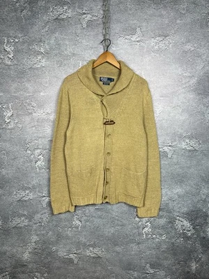 Suéter de punto de lino vintage Polo Ralph Lauren con chal Foto 1 de 4