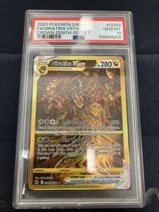 2023 POKEMON SWORD & SHIELD CROWN ZENITH FULL ART/GIRATINA VSTAR PSA 10 G25574 - Picture 1 of 2