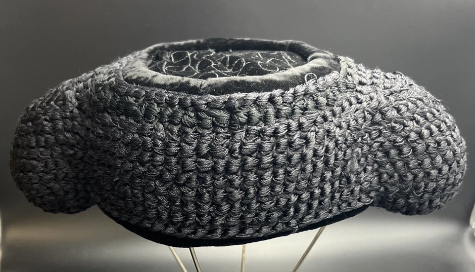 Sombrero Matador Vintage, Hecho a Mano, Acentos Terciopelo Negro Sombrero de Torero Foto 1 de 4