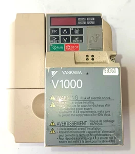 Yaskawa CIMR-VU4A0004FAA Rev. Unidad de CA C, V1000, 2 HP con puerto Ethernet/IP SIEN3 - Imagen 1 de 4