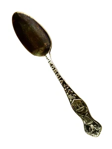 gEORGIA CONSTITUTION SPOON ANTIQUE VINTAGE ORANTE ONIEDA COMMUNITY neocurio - Picture 1 of 10