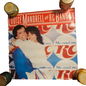 Louise Mandrell e RC Bannon Me And My RC 22x22 album poster promozionale vintage anni 80 - Foto 1 di 6