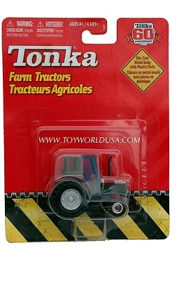 2007 Tonka 60th Anniversary Farm Tractors Red with Silver Wheels Canopy - Image 1 of 2
