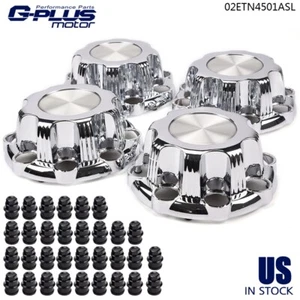 New Fit For GMC Sierra Yukon 1500 2500 3500 16" Wheel Center Caps Silver 8 Lug - Picture 1 of 12
