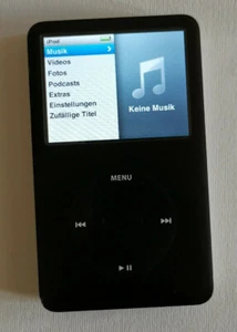 Apple iPod Classik Video 6.Generation 80GB fast wie neu Schwarz - Bild 1 von 8