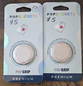 PopSocket Collapsible Grip Universal Phones and Tablet Holder X2 Dmd Rose Gold - Picture 1 of 4