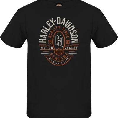 Chemise D'Agent Pour Hommes 'Line Stamp' Licenciée Harley-Davidson 3001668 - Photo 1/2