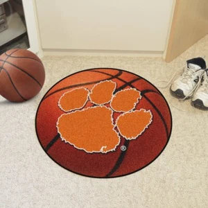 NCAA - Clemson Basketball Mat 27" diameter - Picture 1 of 5