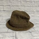 Connemara Herringbone Fishing Hat Cap Wool Fedora Men's Handmade In Ireland Read