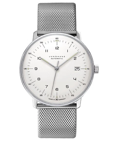 JUNGHANS Max Bill Chronoscope 027/4003.46 Auto 40mm Sapphire Crystal Outlet