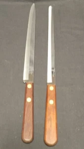 Vintage Kitchen Craft Slicer Knives Set Of 2 - Picture 1 of 4