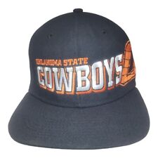Nike NCAA OSU Oklahoma State Cowboys Baseball Hat Cap Black Orange Snapback Sz 1