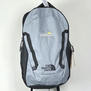 The North Face Stalwart Backpack One Size Grey/Black Laptop Padded Hiking School - Picture 1 of 14