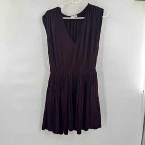 Wilfred Purple Sleeveless V-Neck Mini Dress size M - Picture 1 of 8