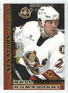 2005-06 Binghamton Senators (AHL) Neil Komadoski