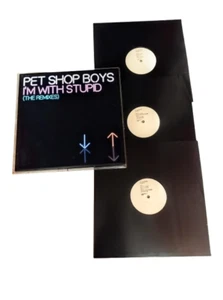 PET SHOP BOYS I'M WITH STUPID 3 x UK 12" VINYL PROMO - FREE CUSTOM PIC SLEEVE - Picture 1 of 5