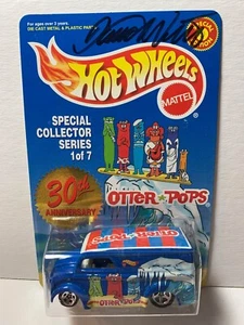 HOT WHEELS DAIRY DELIVERY - Otter Pops 30th Anniversary  *Mint on Card* SIGNED - Picture 1 of 2