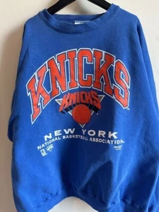 80s NBA New York Knicks Sweatshirt vintage crewneck sweatshirt, reprinted - Picture 1 of 2