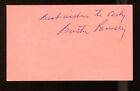 Buster Ramsey Signed Index Card 3x5 Autographed CFHOF William and Mary 42110
