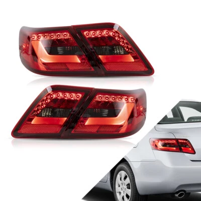 For 2007-2009 Toyota Camry LED Tail Lights Red Smoke Lens VLAND Left＆Right Side - Image 1 of 4
