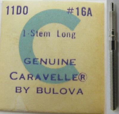 Caravelle 11DO watch part stem #401 16A 16 diameter 1.1 mm * tap 8 * - Image 1 of 2