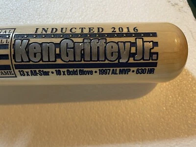 Griffey Jr 2016 HOF Induction Cooperstown Bat New With Tube Combine Shipping! - Image 1 of 4