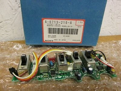 Placa de circuito montada Sony A-6713-210-A CM-19 BVU-150PM V0-6800PS nueva Foto 1 de 4