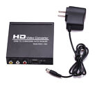 Hdmi To Hdmi Av Cvbs Composite Video Audio Converter Scaler Adapter For Pc To Tv