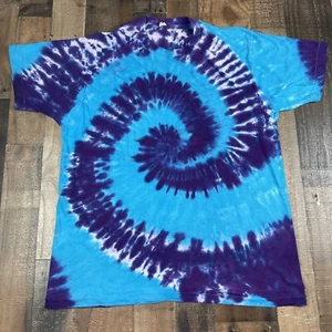Vintage Tie Dye Fruit Of The Loom Shirt XXL Multicolor Single Stitch - Picture 1 of 7