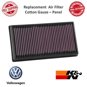 K&N Drop-in Replacement High-Flow Air Filter Panel For Volkswagen Atlas Teramont - Picture 1 of 12