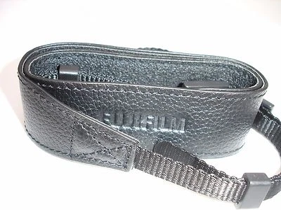 FUJI FUJIFILM CAMERA NECK STRAP  Black 1 1/4 " Wide, New condition #001484 - Image 1 of 3