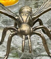 5" ANTIQUE GOLD METAL BEE! Figurine SUPER CUTE SI0978 BuZZWorthy