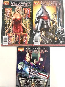 BATTLESTAR GALACTICA THE FINAL FIVE. NUMBER'S 1. 3-4. (3 ISSUE HIGH GRADE LOT). - Foto 1 di 16