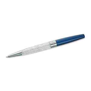 Swarovski Crystalline Ballpoint Pen Blue Refillable #5541963 New in Pouch