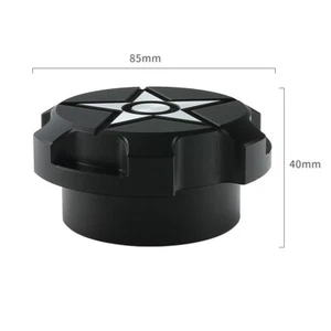 For 2015-2024 Polaris Slingshot 2521278 CNC Aluminum Fuel Gas Cap Lid Black - Picture 1 of 7