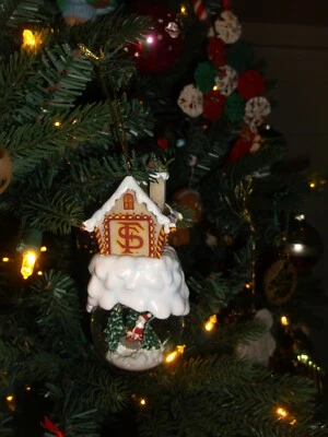 Florida State Seminoles FSU Christmas Ornament with Stand ^^ 1st in Series NIB - Image 1 of 4