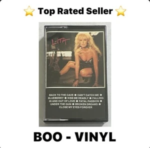 Lita Ford Self Titled Vintage 1988 Cassette Tape Hard Rock Heavy Metal EX / Mint - Picture 1 of 7