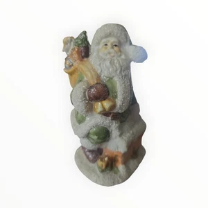 Vintage alte Welt Weihnachtsmann Figur Weihnachtsmann Kaminsack Spielzeug Urlaubsdeko - Bild 1 von 4