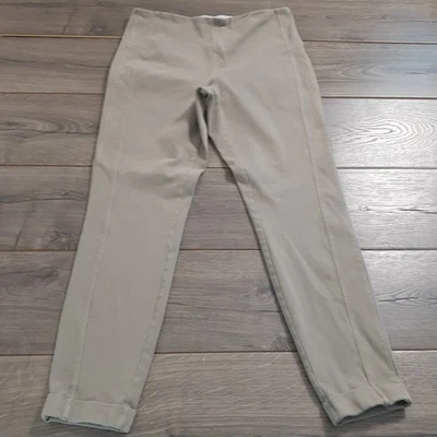 Pantalones al tobillo ajustados tribales para mujer color tostado talla grande Foto 1 de 4