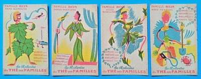 c. 1935 - RARE ANCIEN JEU DE CARTES PUBLICITAIRE POUR "LE THE DES FAMILLES" - Photo 1/4