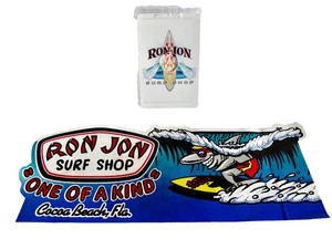 sURF SHOP RON JON PLAYING CARDS ONE OF A KIND BUMPER STICKER BEACH FLA neocurio - Picture 1 of 8