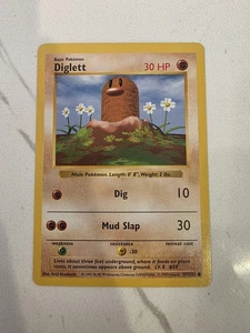 Pokémon TCG - DIGLETT - 47/102 - SHADOWLESS - WOTC - SET BASE (1999) - NM - Foto 1 di 2