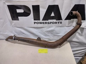 1973 Suzuki TS 100 TS100 Exhaust Pipe Muffler Header #325.5-27 - Picture 1 of 18